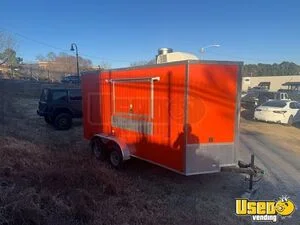 Versatile 2023 7' x 16' Concession Trailer DIY Trailer for Sale in North Carolina!