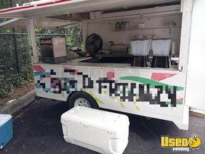 7' x 12' Ready to Work Compact Mobile Food Concession Trailer for Sale in North Carolina!