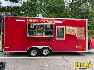 8.5' x 20' Freedom Food Vending Trailer with Ansul Fire Suppression for Sale in North Carolina!