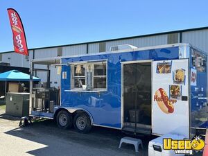 Like-New - 2023 8.5' x 14' Quality Cargo Food Concession Trailer w/ 6' Porch for Sale in Ohio!