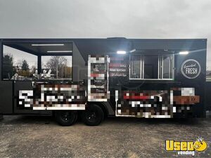 TURNKEY 2024 - 9' x 26' Quality Cargo Food Concession Trailer with Porch for Sale in Ohio!