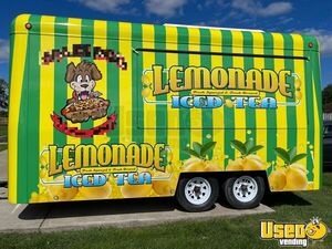 2023 14' Fibrecore Lemonade / Hotdog Concession Trailer Turnkey w/ New Customizable Wrap for Sale in Ohio!!!