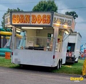 2003 United Carnival Style Concession Trailer Festival Food Stand for Corn Dogs & Hot Dogs for Sale in Ohio!