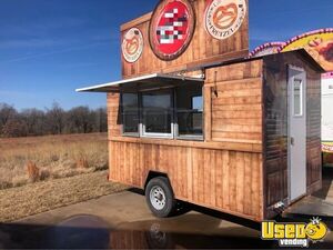 Unique Rustic Western Style 7.5' x 12' Street Food Concession Trailer for Sale in Oklahoma!!!