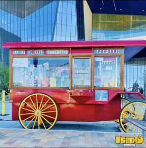 Unique Vintage Style Popcorn and Cotton Candy Wagon on a 7.5' x 16' Utility Trailer for Sale in Oklahoma!
