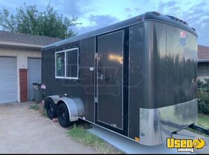 Ready to Outfit - 2020 7' x 16' Empty Food Concession Trailer for Sale in Oklahoma!