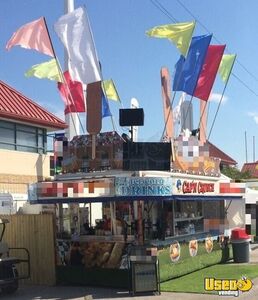 Gorgeous Eye-Catching 8' x 24' Carnival Style Festival Food Concession Trailer for Sale in Oklahoma!