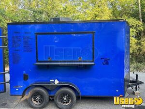 2023 - 7' x 12' Freedom Concession Trailer Unfinished Mobile Food Unit for Sale in South Carolina!