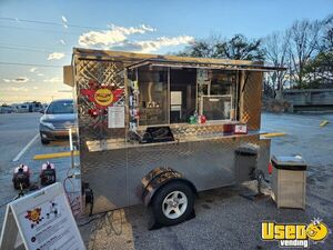 2007- 6' x 10' Cart Concepts All Stainless Self-Contained Hot Dog Concession Trailer for Sale in South Carolina!