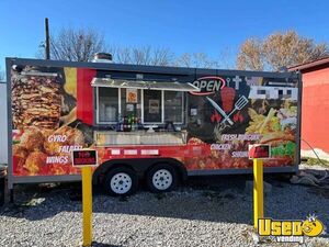 Versatile - 2023 20' Food Concession Trailer Gyros Trailer with Fire Suppression System for Sale in Tennessee!