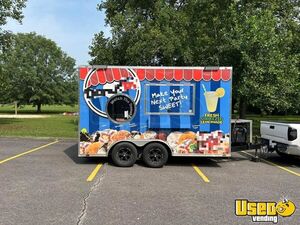 Turnkey - 2022 8' x 14' Donut and Lemonade Concession Trailer for Sale in Tennessee!