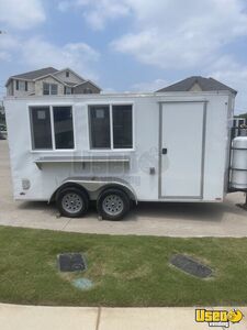 Slightly Used 2015 - 7' x 14' Mobile Food Unit - Food Concession Trailer for Sale in Texas!