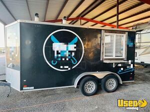 2017 - 7' x 17' Food Concession Trailer | Mobile Street Vending Unit for Sale in Texas!