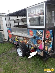 5' x 10' Compact 2015 Street Food Concession Trailer Used Small Mobile Kitchen for Sale in Texas!