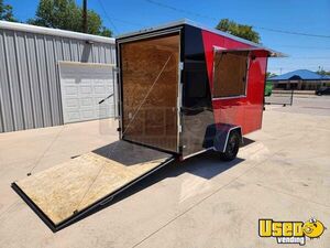 Ready to Outfit 2023 - 6' x 12' Empty Concession Trailer | Mobile Vending Unit for Sale in Texas!