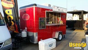 2017 Lark 6' x 12' Street Food Concession Trailer / Used Mobile Kitchen for Sale in Texas!