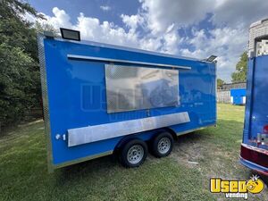 New Ready-to-Outfit 2023 - 8' x 16' Empty Food Concession Trailer for Sale in Texas!