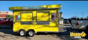 2021 15' Food Concession Trailer with Pro-Fire Suppression | Licensed Mobile Food Unit for Sale in Texas!
