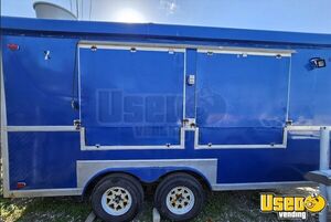 BARELY USED- 2021 8.5' x 16' Food Concession Trailer with Pro-Fire Suppression for Sale in Texas!