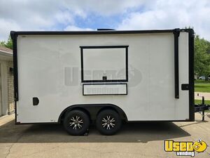 NEW - 2024 8.5' x 16' Quality Cargo Concession Trailer | DIY Trailer for Sale in Texas!