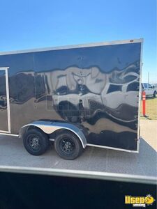 Preowned - 2022 7' x 18' Concession Trailer with Barbecue Smoker for Sale in Texas!