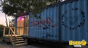Ready to Outfit 2005 - 20' Shipping Container Basic Concession Trailer for Sale in Texas!