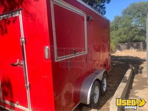 Used 7' x 14' Dual Axle Concession Trailer Mobile Vending Unit for Sale in Texas!