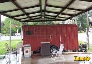 Ready to Go 8' x 16' Food Concession Trailer/ Used Mobile Kitchen Unit  for Sale in Texas!