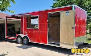 2022 - Continental Cargo 28' Concession Trailer with 11' Open Porch for Sale in Texas!