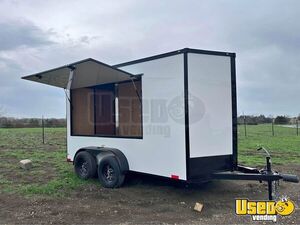 NEW - 6' x 12' Empty Concession Trailer | Mobile Street Vending Unit for Sale in Texas!