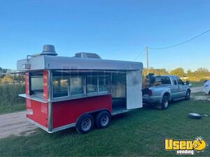 Used - 7' x 14'  Food Concession Trailer | Mobile Vending Unit for Sale in Texas!