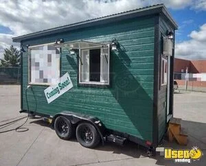 New Ready-to-Outfit 8.5' x 16' Empty Mobile Food Concession Trailer for Sale in Utah!