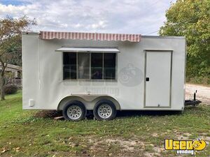 UNFINISHED 2022 7' x 18' Empty Concession Trailer NEW Vending Unit for Sale in West Virginia!