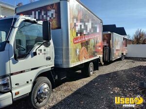 Corn Roasting Trailer With Gmc W3500 Diesel Truck Corn Roasting Trailer Exterior Customer Counter Utah Diesel Engine for Sale