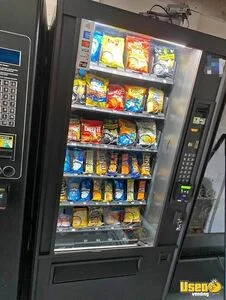 Crane Automatic Products Glass Front Snack Vending Machine For Sale in Florida!
