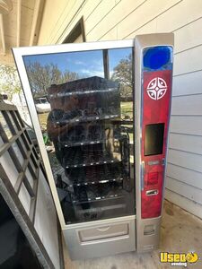 (2) 2022 Crane National Glass Front Snack Vending Machines For Sale in Texas!