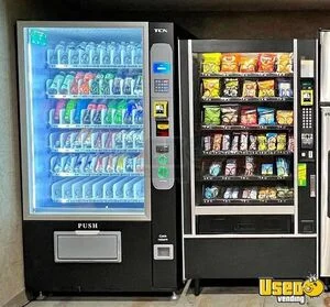 5 TCN Soda and 5 Crane National Vendors Snack Vending Machines For Sale in Michigan!
