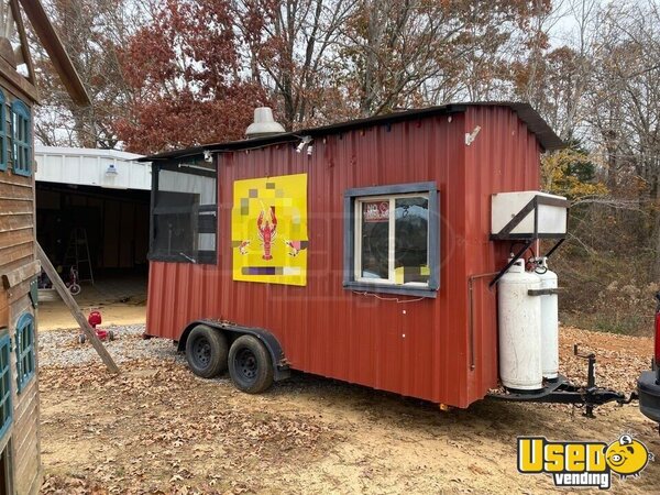 Crawfish/ Barbecue Concession Trailer Barbecue Food Trailer Mississippi for Sale