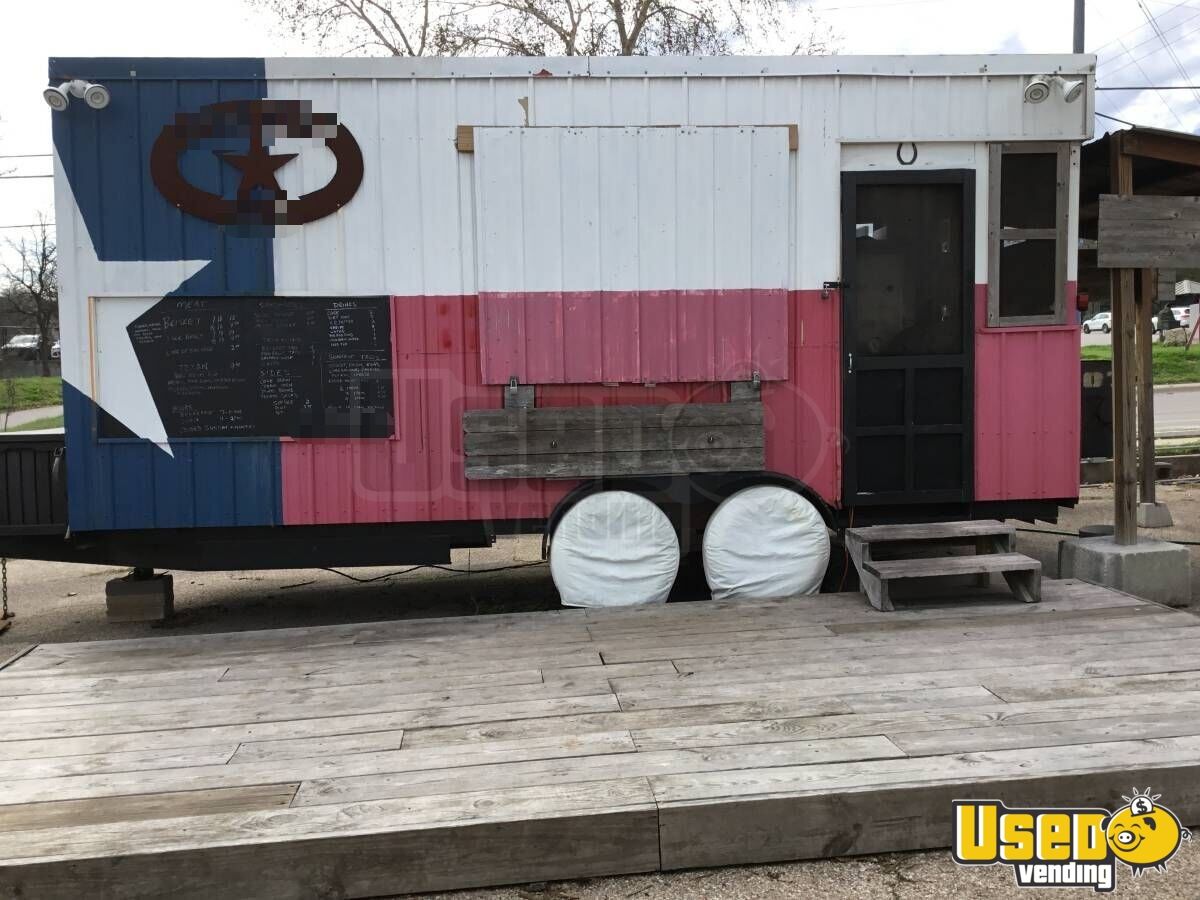 8' x 20' BBQ Concession Trailer Used Concession Trailer for Sale in Texas