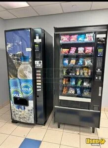 1 Dixie Narco 276E Soda Vending and 1 Crane National Snack Vending Machines For Sale in Florida!