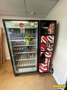 2014 Dixie Narco DN5000 Soda Electronic Cold Drink Vending Machine For Sale in Michigan!