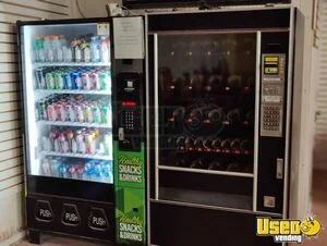 Dixie Narco 2145 Soda and 1 Automatic Products Snack Vending Machine For Sale in North Carolina!