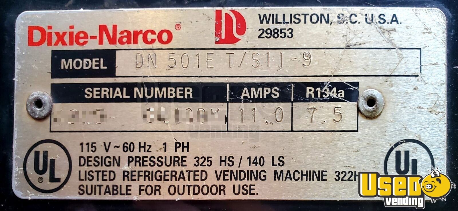 Dixie-Narco 501E Cold Drinks Machine | Electrical Soda Vending Machine
