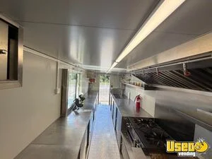 Dual Axle 7' X 19' Kitchen Trailer Kitchen Food Trailer Floor Drains Virginia for Sale