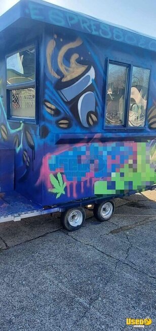 Espresso And Coffee Concession Trailer Beverage - Coffee Trailer Indiana for Sale