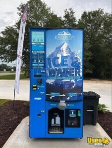 (2) 2022 Everest Ice VX3 Bagged Ice and Filtered Water Vending Station Machines For Sale in California!
