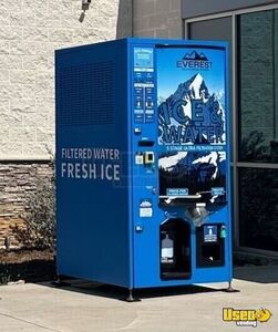 (2) 2023 Everest Ice VX4 Bagged Ice and Filtered Water Vending Machine For Sale in Texas!