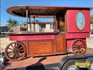 Freshly Painted Old Fashioned Style Wooden Wagon Concession Cart for Sale in California!!!
