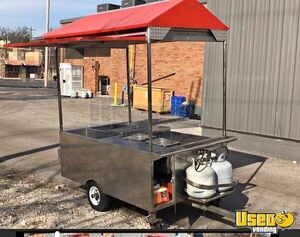 2010 4' x 6' Stainless Steel Food Vending Cart / Used Street Food Cart for Sale in Ohio!