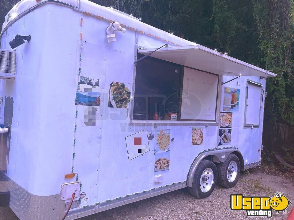 Spacious Street Food Concession Trailer Used Mobile Kitchen for Sale